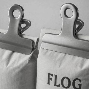 5 Heavy Duty Metal Food Clips with Extra Wide Jaw for Bulk Storage Airtight Sealing Clips for Large Flour and Grain Bags