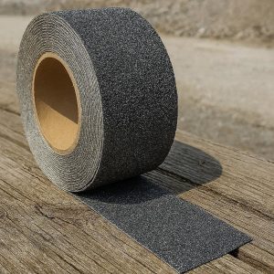 Heavy Duty Outdoor Anti Slip Tape for Rugged Surfaces High Traction Non Slip Adhesive for Decks Ramps and Construction Safety