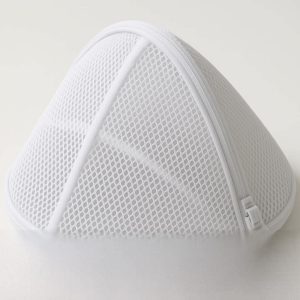 Triangle Shaped Mesh Laundry Bag for Bras and Lingerie Protective Wash Bag with Internal Structure to Maintain Shape and Quality